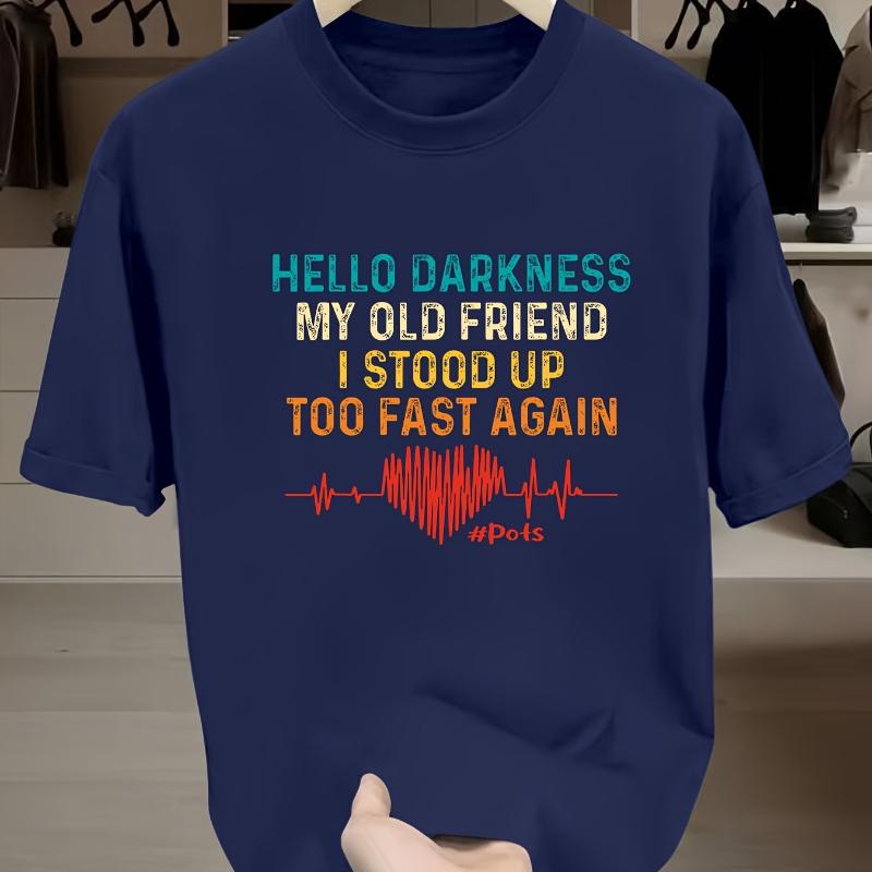 

Unisex Durable Short Sleeve - Cotton Blend Comfortable Easy-Wash XXL сірий