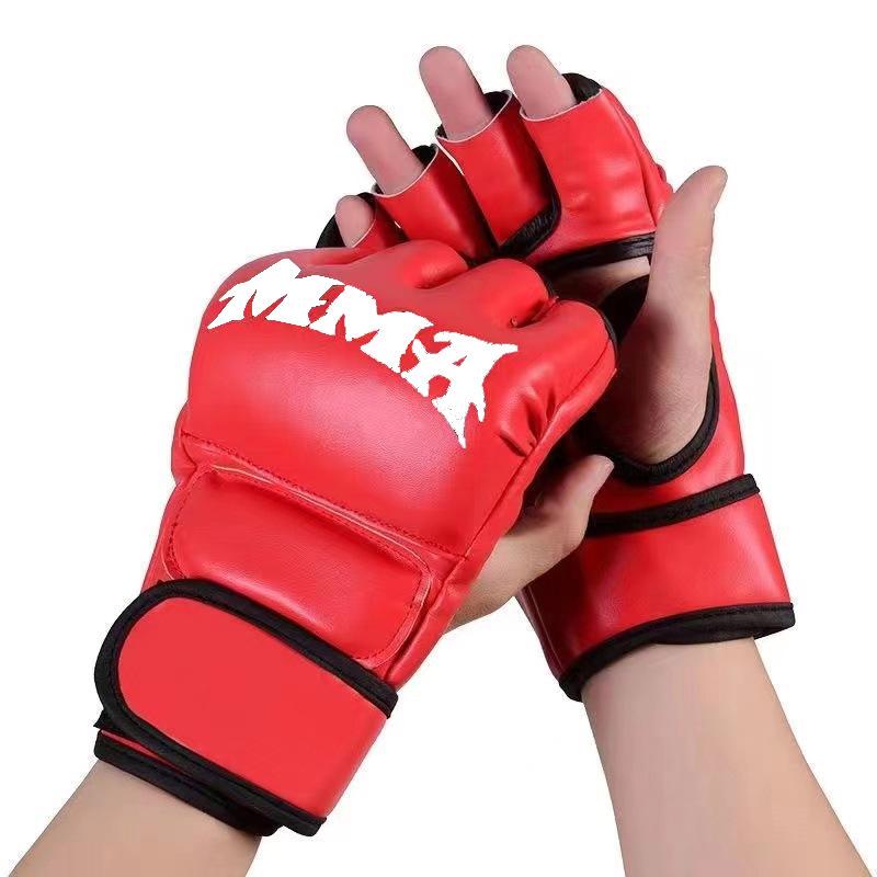 Adult Sanda Boxing Sparring Gloves - XL, Extra Thick Protective Gear
