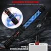 FORTO Rechargeable 400 Ideal for Disaster and Crime High Small and Battery Level Display Penlight, Lumens, Preparedness, Evacuation, Walking,