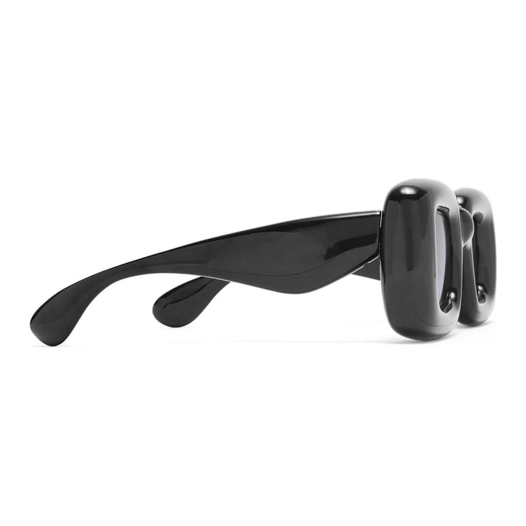 Loewe Square Injection Sunglasses Black/Smoke Women Eyewear LW40098I-01A