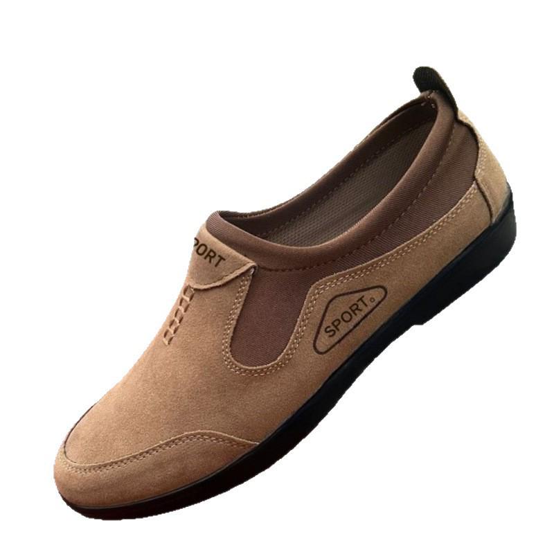 2025 Men's One-Step Casual Bean Shoes: Stylish and Comfortable Driving Shoes for Fashionable Dads