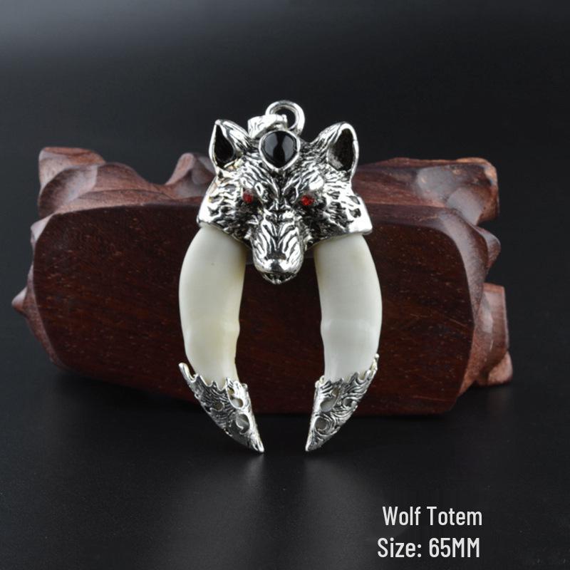 Wolf Fang Pendant: Domineering Amulet & Gift for Men & Women