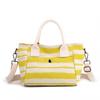 All-match Ladies Shoulder Bag Aesthetic Design Striped Canvas Bag