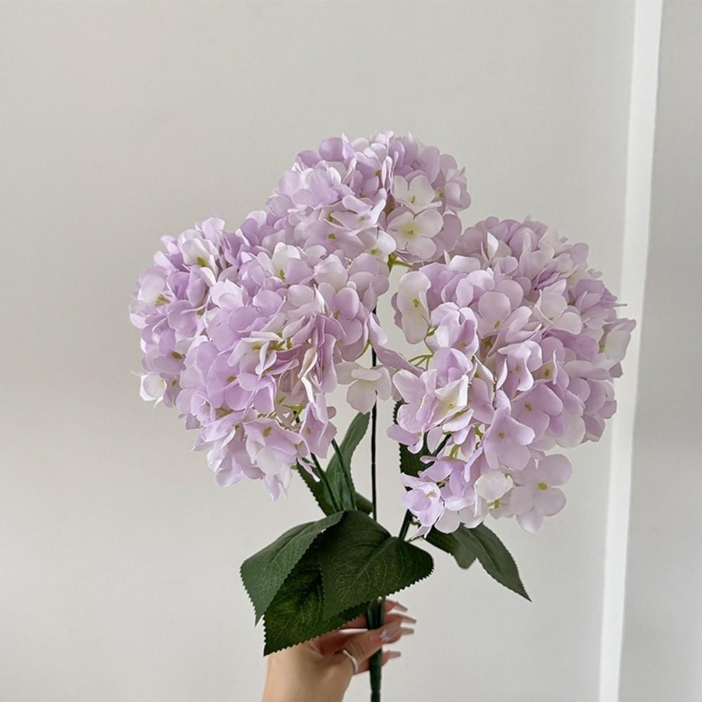 Multi-head Simulation Hydrangea Bouquet Big Head DIY Artificial Flower Bouquet Floral Arrangement French Hydrangea
