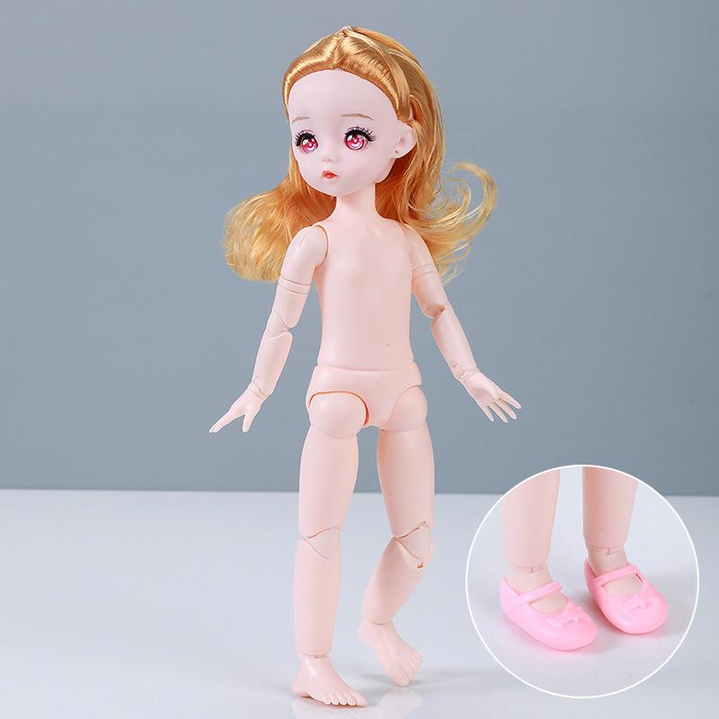 30Cm Fashion Cute Exquisite Make-Up Doll Unique Design 1/6 Doll Dress Up Toy Multiple Hair Colors Doll Children Girls Toy Gift