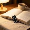 3D Printed Cat Bookmark, Stable Clamping Book Clip, Not Easy To Fall Off Non-Scratch Bookmark, Practical Reading Mark for Book Accessory