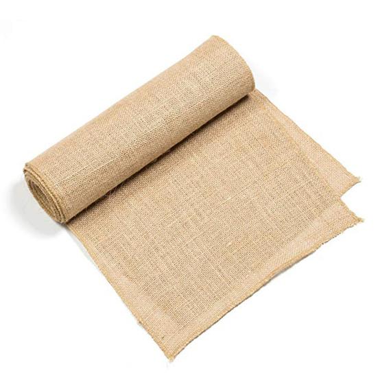 Party Table Runner Jute Fabric Boho Style Stain-Proof Home Decor DIY Crafts Reusable Table Protection Decoration Prom Banquet Table
