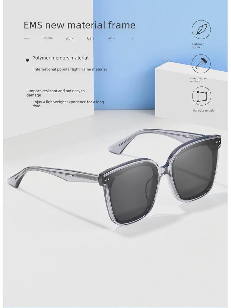 LOCEL Trendy UV Protection Square Sunglasses for Men and Women