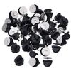 10Set Pin Backings Tie Tacks Blank Pins With Pin Backs Butterfly Clutch Backing Locking Clasp For Diy Badge Jewelry Craft