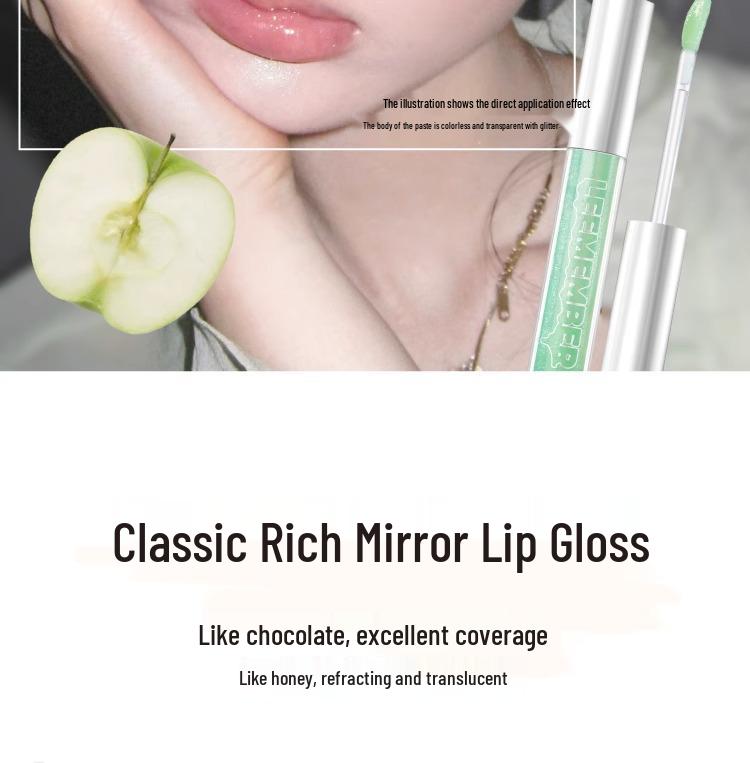 LEEMEMBER Water Essence Series: Lychee Melon Lip Gloss, Chocolate Matte Lipstick, Affordable Lip Glaze