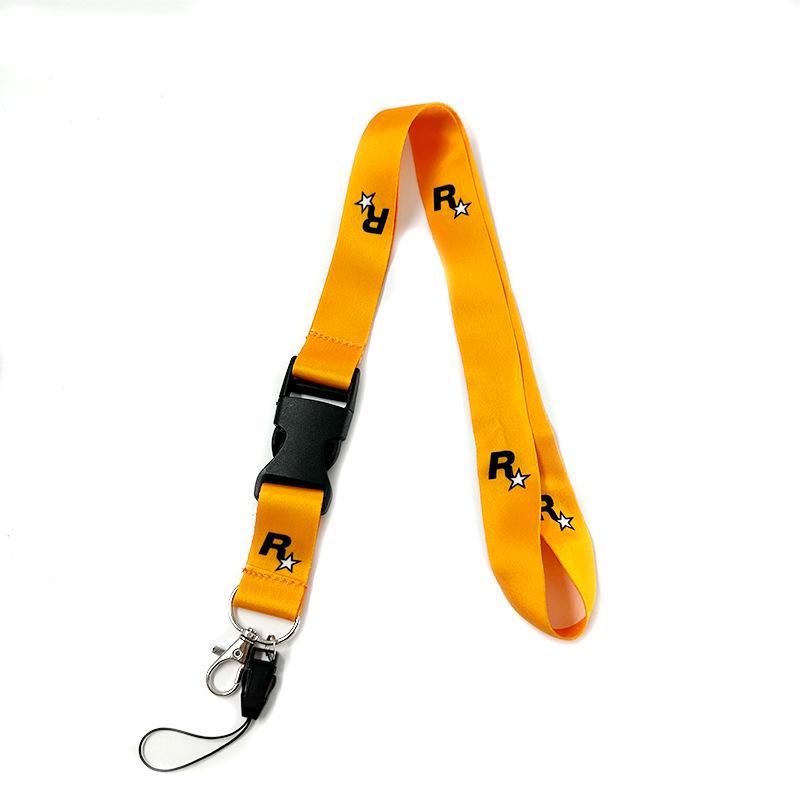 JDM Anime Lanyard: Durable Silk Woven Neck Strap for Phone and ID Badge Holders