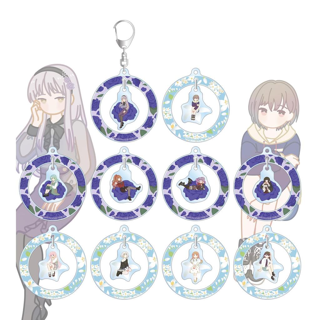 BanG Girls Band Trading Botania Yurayura Acrylic Keychain BOX Dream! Party! ver.D 10-piece