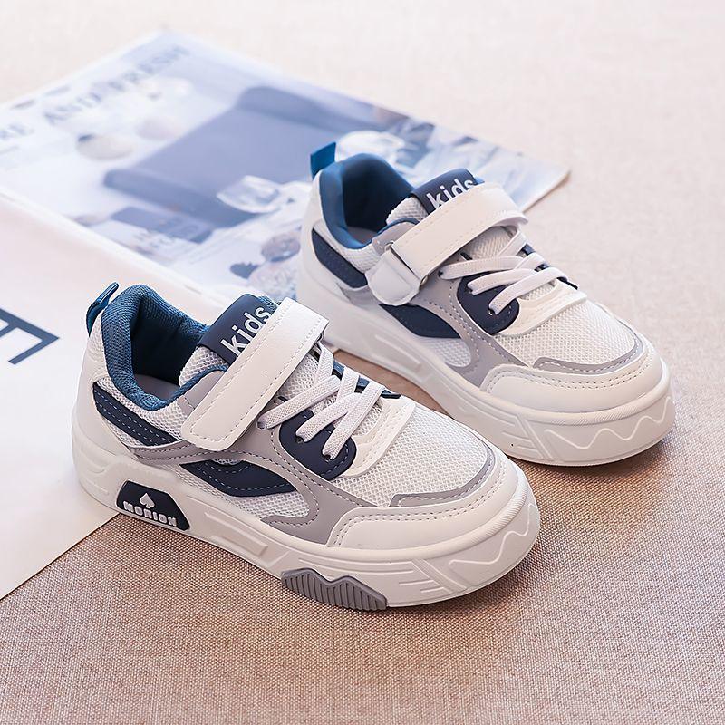 

Classmate 2025 autumn new boys fashion primary school students casual shoes girls sports board shoes soft sole versatile trend 37 синий