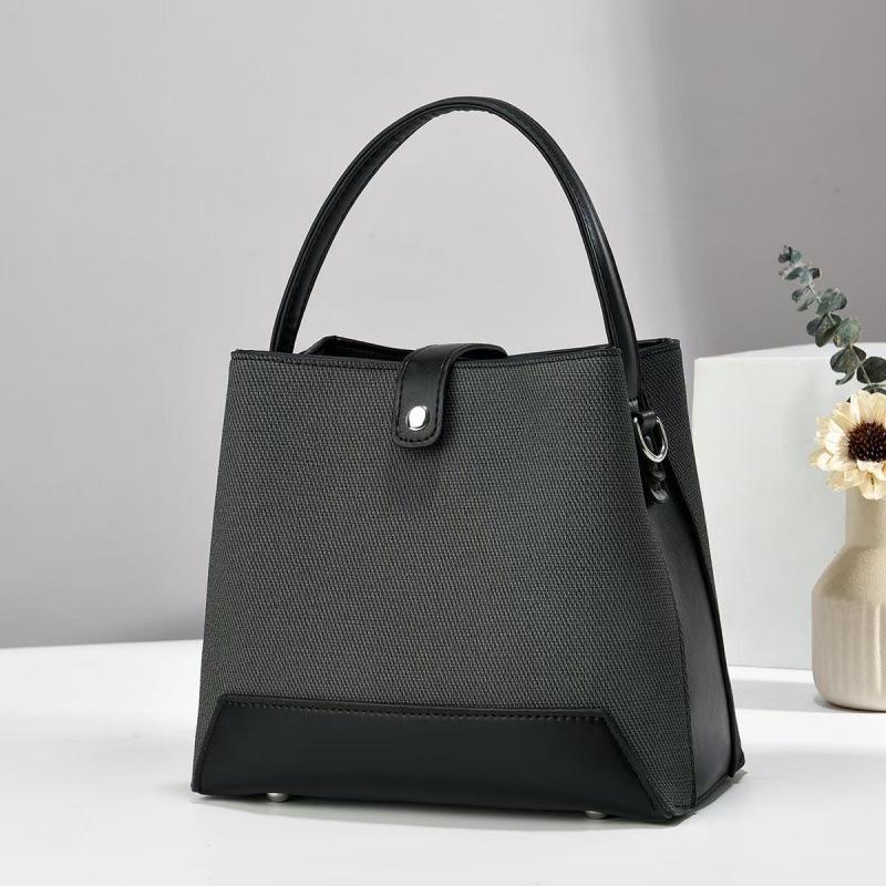 Bucket bag handbag Korean version texture shoulder oblique span bag women's fashion