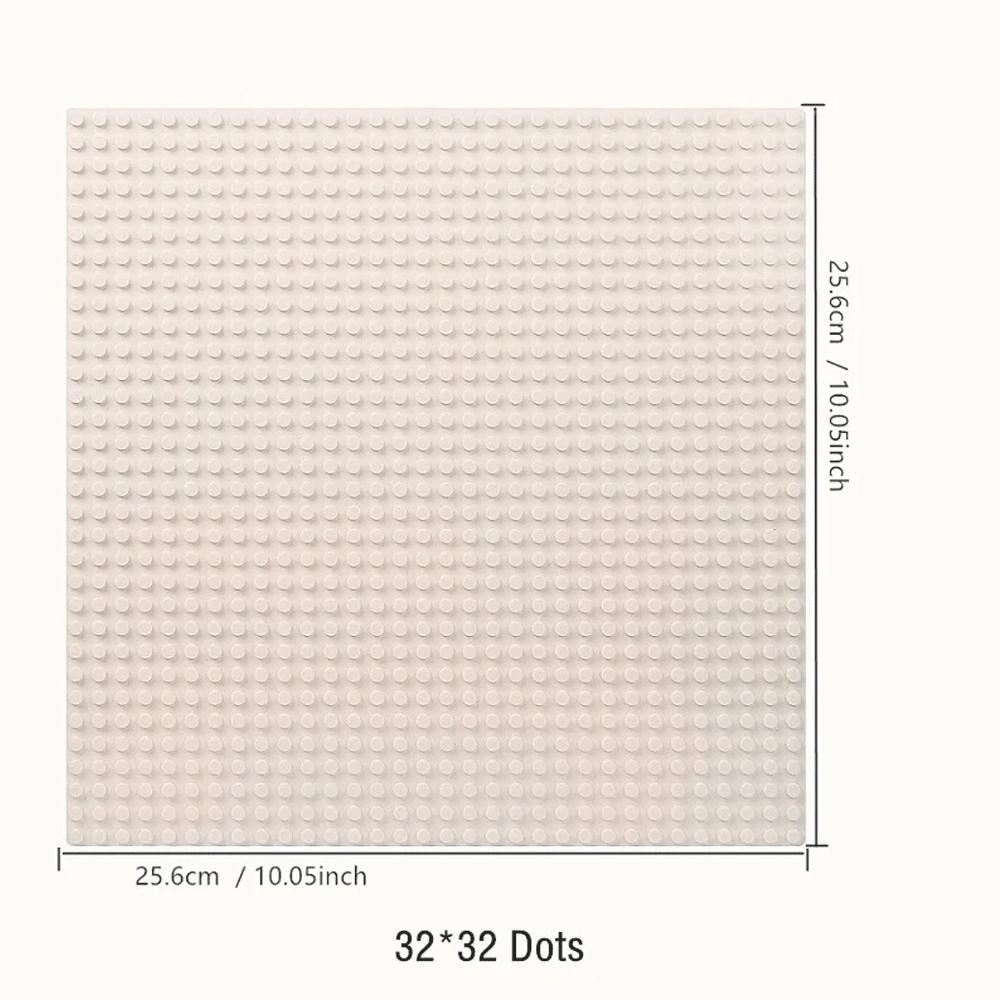 Classic Baseplate 32x32 Dots Building Blocks Bricks Base Plates DIY Plastic Board Building Blocks Baseplates Construction Toys