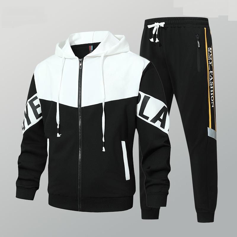 

2025 New Style Casual Sportswear Set With Customizable Suitable For Teenagers And Students Unisex XL белый