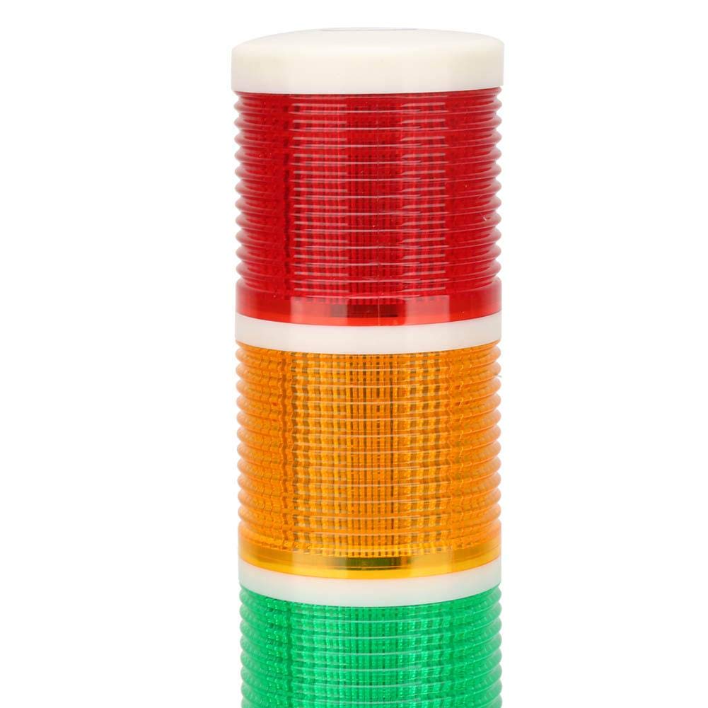 CNC Machine Warning Light LED Indicator Alarm Signal Light Alarm LED Light Warning LED Light Indicator Alarm Signal Tower Light with Buzzer Sound