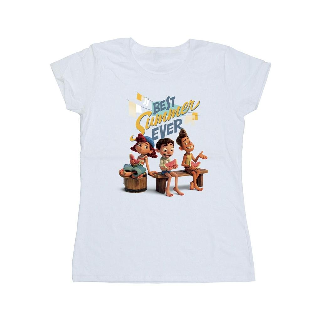 Disney Womens/Ladies Luca Best Summer Ever Cotton T-Shirt