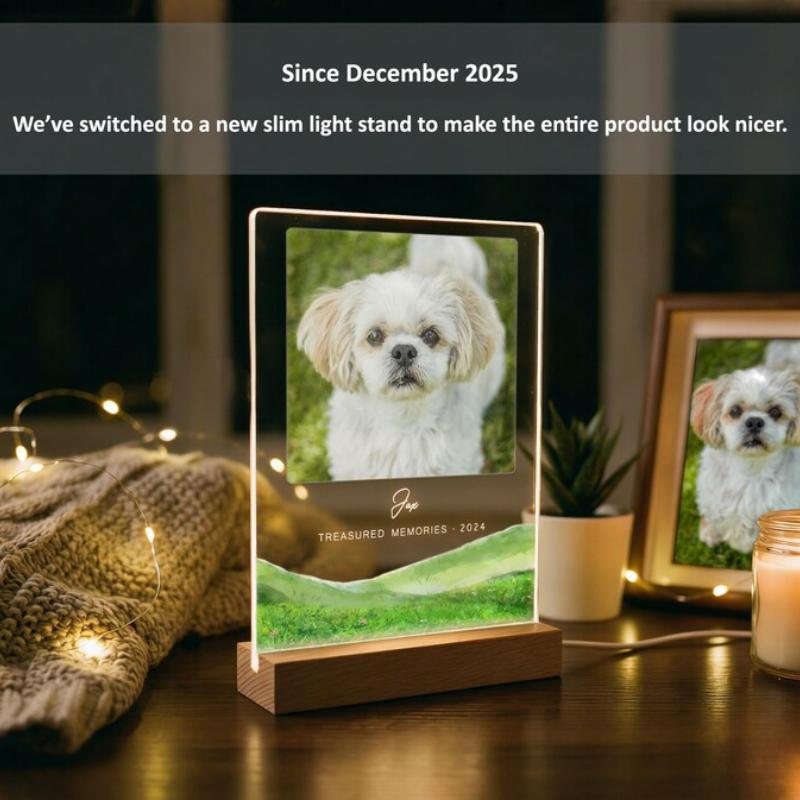 Personalized Photo Pet Memorial Plaque Sympathy Gift Condolence Remembrance In Loving Memory Beloved Dog Cat Pet Loss Keepsake