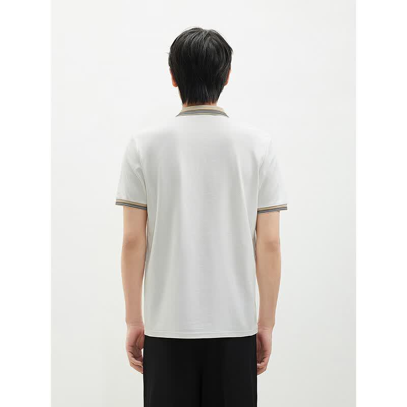 GXG Men's Cotton Blend Colorblock Polo Shirt