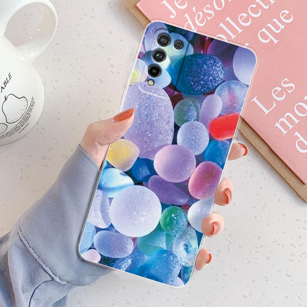 For Honor 10X Lite Case Cover DNN-LX9 Honor10X Lite 10 X Lite Chic Girl Marble Silicone Clear Phone Case For Honor 10X Lite Cute