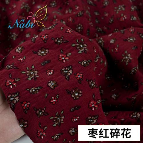 D30 Top Fashion 50*145cm Needlework The Cloth Fabric Tissues Knitted For Sewing Cachefabrics Per Meterflowers Artificial Cotton