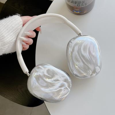 Luxury Laser IMD Earphone Case For Apple Airpods Max Cases Cool Headset Cover For AirPods Max Sleeve Shell Headphone Capa Funda