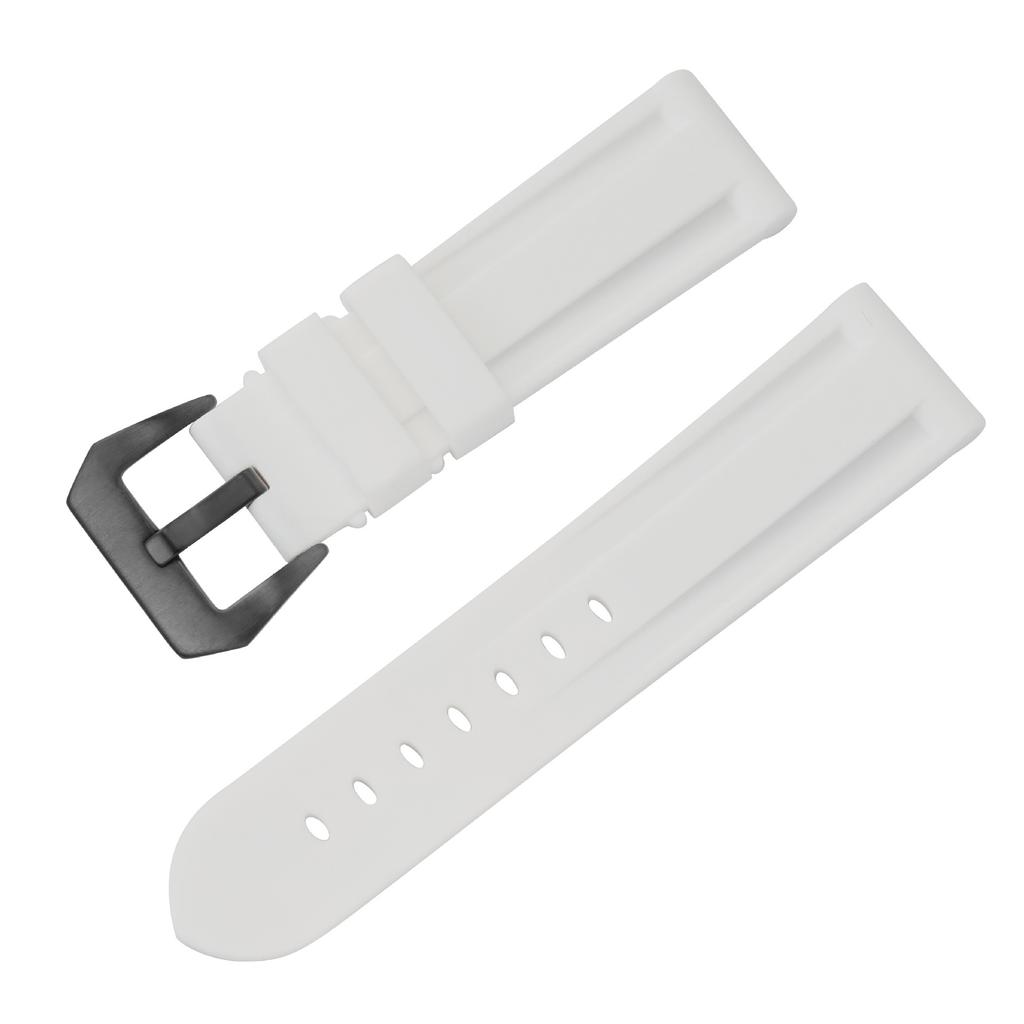 Watch bandPaneraiWatch strap for men and womenPAM11Silicone Rubber Belt Waterproof Watch Strap20mm 24mm26mm