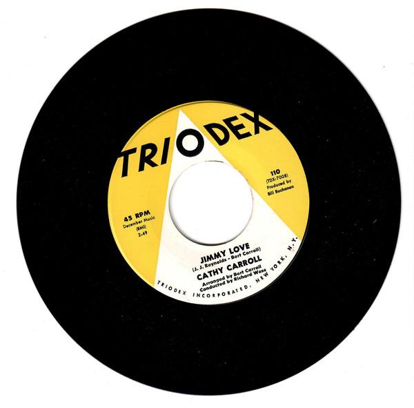 7inch Record CATHY CARROLL - Jimmy Love 110 Triodex 1961 US Pop Used