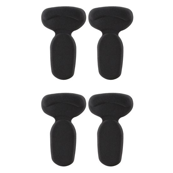 2 Pairs Breathable Heel Liner T-Shaped Heel Grips for Shoes Anti-Slip Cushion Pads for Loose Shoes Blister Prevention Size Adjuster for Heels