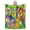 Digimon Adventure Flannel Blankets Winter Soft Warm Throw Blanket for Children Living Room Fluffy Bedspread Sofa Bed Cover