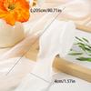 1Pc Lace Pleated Ribbon DIY Cake Bouquet Flowers Fishtail Yarn Packaging Linen Wavy Lace Ribbon