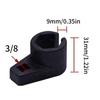 Oxygen Sensor Remover Socket 22mm Sensor Socket Wrench 3 Pcs Wire Gate Accesses Sensor From Side Preventing Damage To Wires