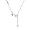 Colar Pequena Borboleta Cravejado de Diamantes, Design Personalizado de Estudante da Floresta, Corrente Cervical Clavicular Temperamento