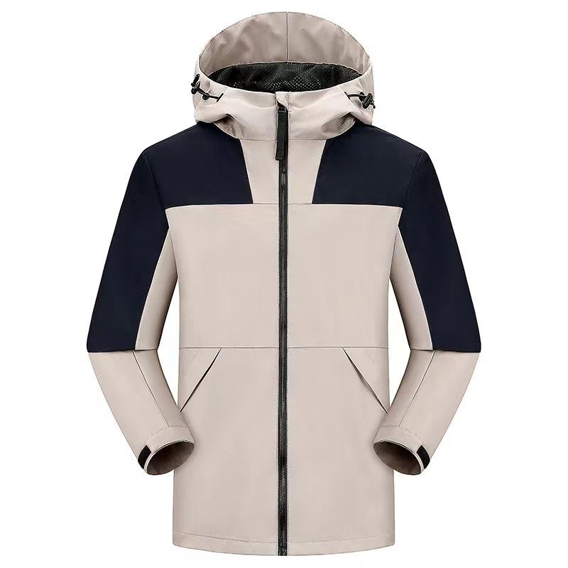 Customized Waterproof Windproof Unisex Mountaineering Jacket - Outdoor Workwear Windbreaker Outerwear 2XL