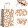 12/24PCS Reusable Decorative Gift Sacks Durable Flat Base Gift Packaging 21x15x8cm
