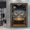 Hot Anime Poster Pokemon Gengar Canvas Printing Cartoon Character Pictures Diverse Sizes Home Bedroom Decor Friends Gift Classic
