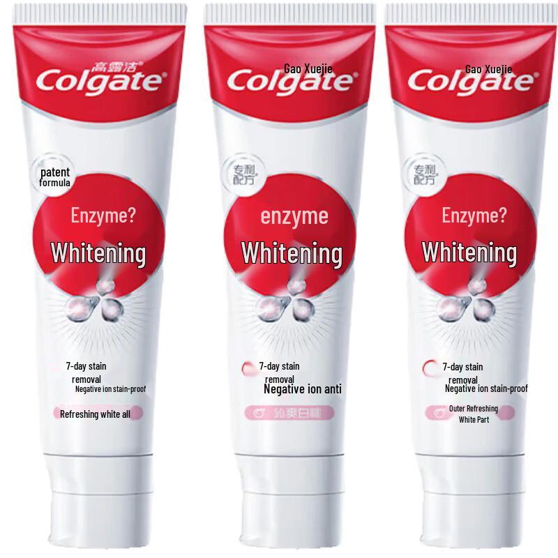 

Colgate Enzyme Whitening Toothpaste with Refreshing Peach Flavor