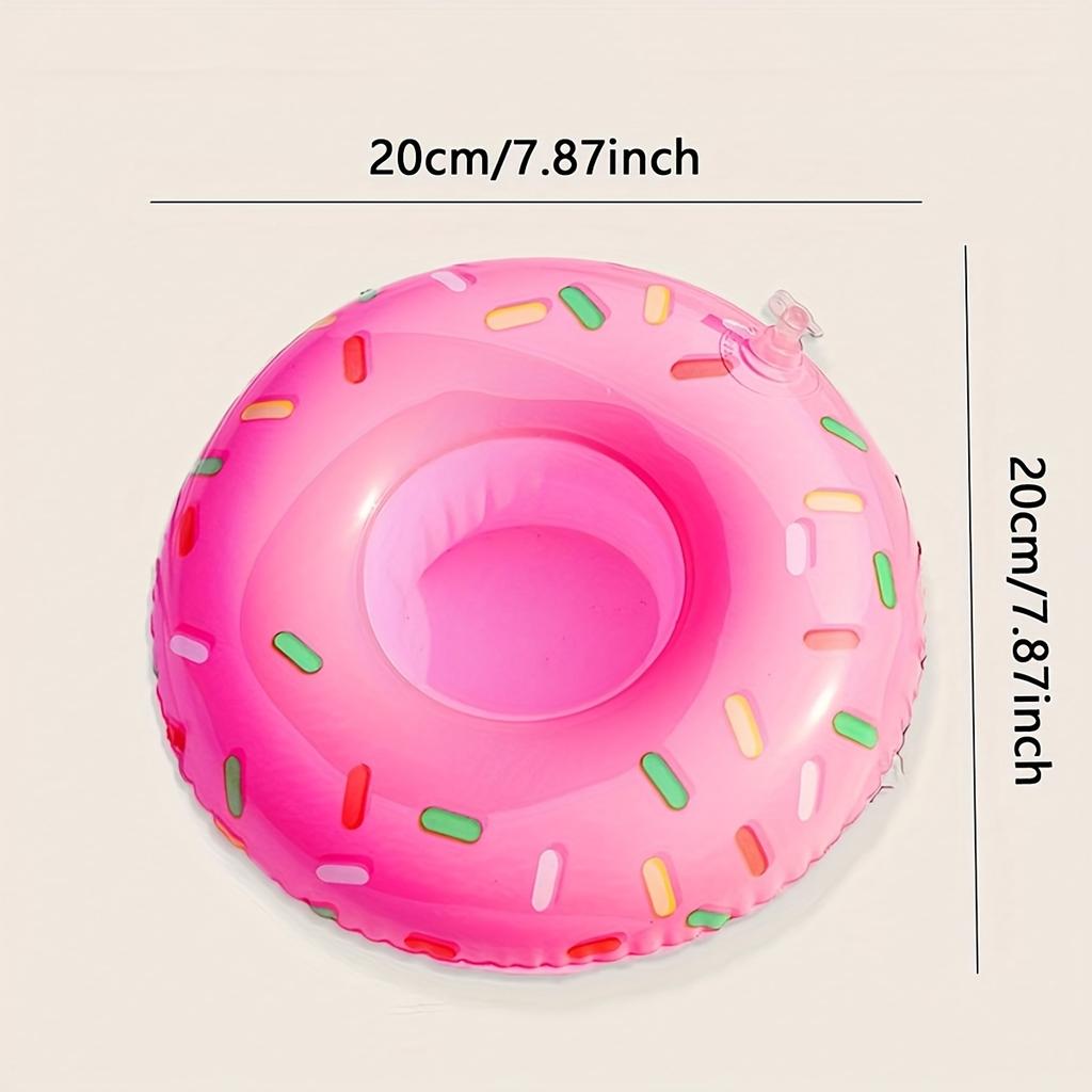 Air Mattresses for Cup Inflatable Flamingo Drinks Cup Holder Pool Floats Bar Coasters Floatation Devices Cute Toy Drink Holder