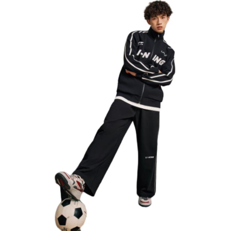 Li Ning Sports Fashion Collection Jackets & Coats Men's Black AWDU775-2