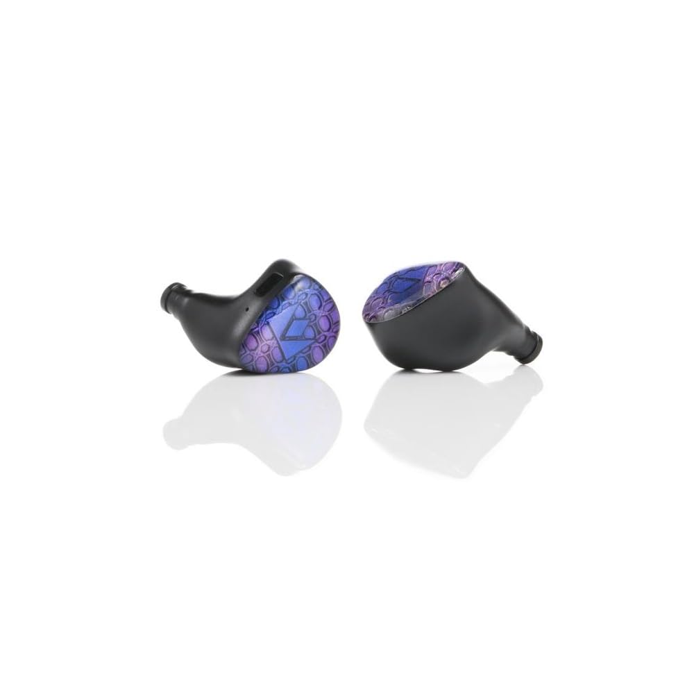 Noble Audio Knight Ohrhörer mit Dual-Composite-Membran, 10-mm-Dynamiktreiber, 1 Balanced-Armature-Treiber, 1 Piezo-Superhochtöner, In-Ear-Monitor, symmetrischer OFC-Lautsprecher und Aufbewahrungstasche inklusive