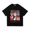 Bruno Mars The Romantic Tour 2026 T-shirt Summer Short Sleeve O-neck Mens Tshirts Streetwear Fashion Singer Graphic Print Shirt