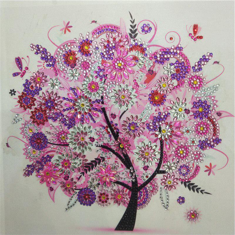 5D DIY Full Drill Diamond Painting Four Seasons Flowers Cross Stitch Embroidery Rhinestones Painting