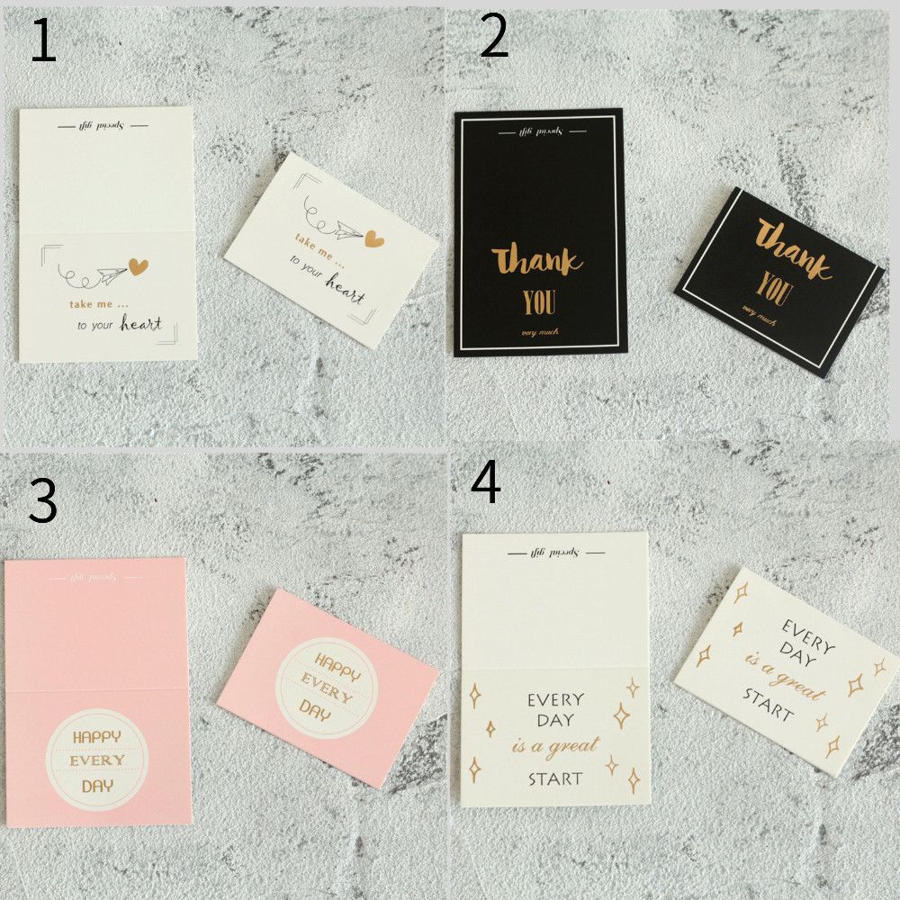 Best Wishes Birthday Valentine's Day Greeting Card Mini Greeting Card Creative Wish Card