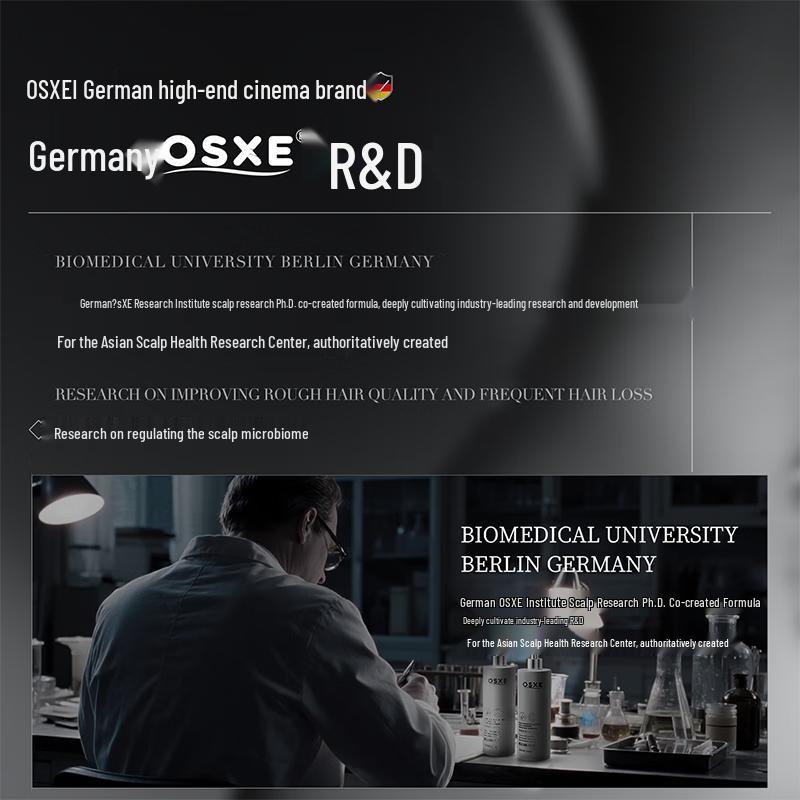 OSXE Follicle Cleansing Anti-Dandruff & Oil Control Shampoo