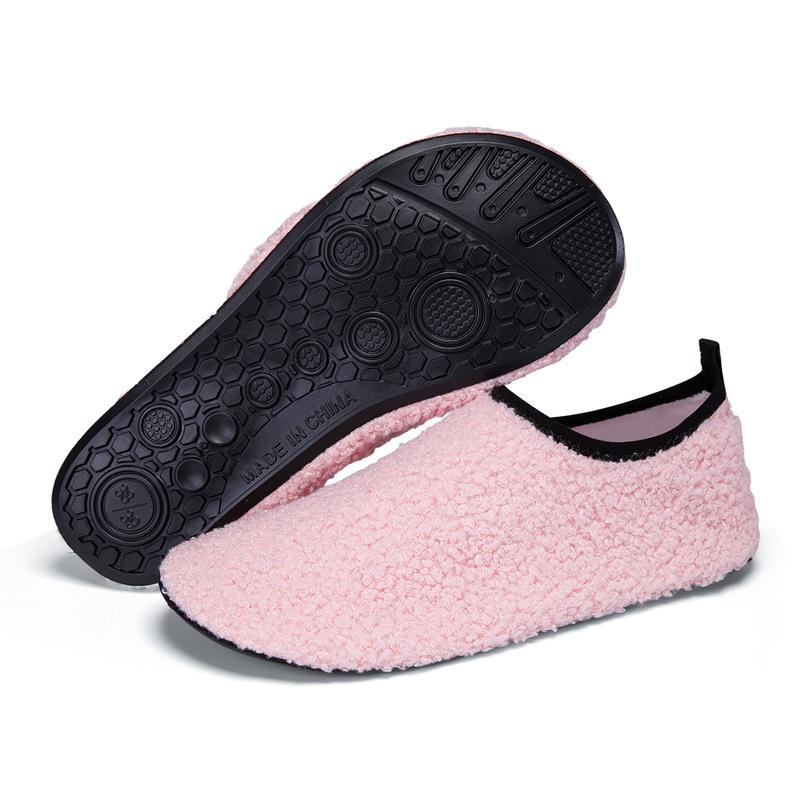 Winter Fitness Yoga Shoes Anti-slip Women Flats Household Casual Shoes Soft Elastic Soled Indoor Walking Shoes