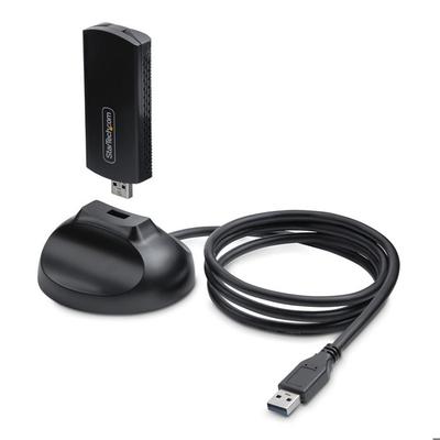 WiFi 6E USB Key - StarTech.Com - Compact USB Adapter - Foldable Antenna - 2402 Mbps - Windows 11