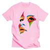 2024 Lady Face Personality Design Print T Shirt Female Street Comfortable T-Shirt Soft Casual Tops Breathable Short Sleeves