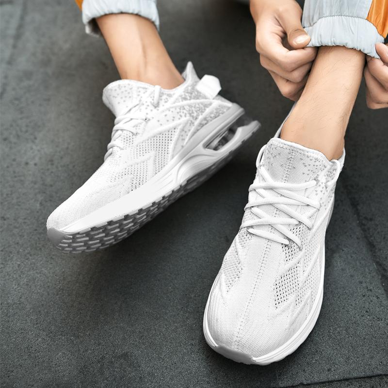 New 2024 Mens Running Shoes Breathable Outdoor Sports Shoes Lightweight Sneakers for Men Comfortable Athletic Training Footwear