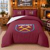 Set Biancheria da Letto con Fantasia West Ham 3 Pezzi Lenzuolo e Federe per Camera da Letto Interna